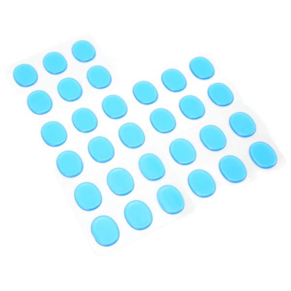 30st Drum Dämpare Gel Pads Silikon Drum Ljuddämpare Ljuddämpande Ljuddämpar Pads Blå