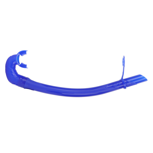 Dykkersnorkel Foldbar Lugtfri silikone L-form 38cm Blød fridykning Vådsnorkel til træning Blå