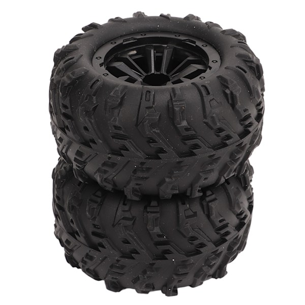 2 st 85mm RC-bildäck 47mm Bredd 12mm Hexadapter Gummibilbytesdäck för SCY 16101 16102 1/16 RC-bil