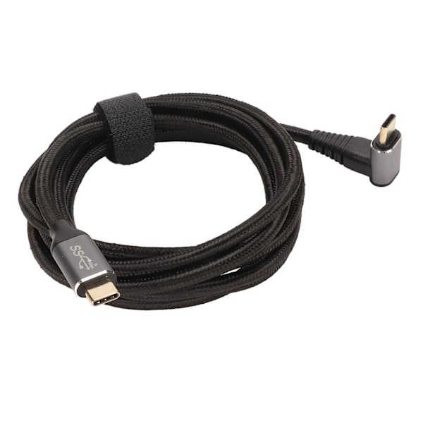 90 Graders USB C-kabel 4K 60Hz understøtter PD100W Type C 3.1 Gen2 fuld funktion USB C hurtigopladningsledning til Steam Deck 200cm/78.7in