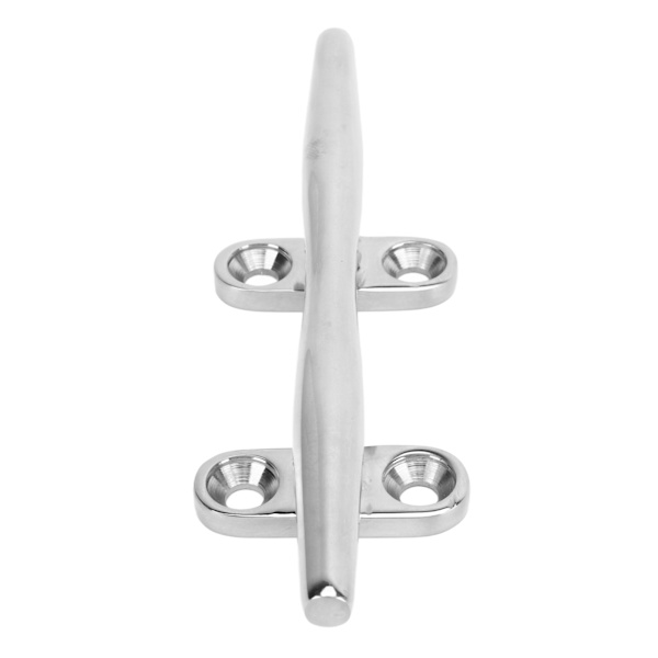 Båtklampe Åpen base Heavy Duty 316 rustfritt stål Båtdokk med monteringsskruer for marinebåtdokkdekk SS316‑6 tommer