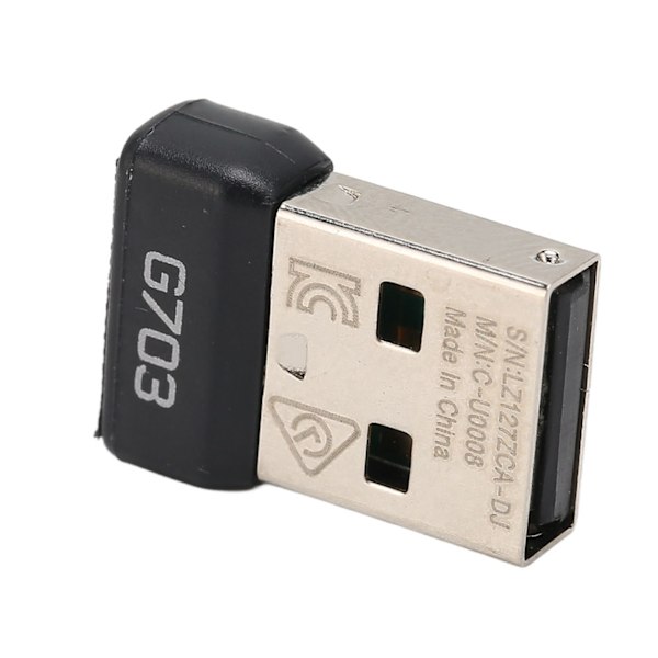 USB-mottaker for Logitech G703 for LIGHTSPEED trådløs mus Trådløs 2.4G-teknologi Bærbar musadapter