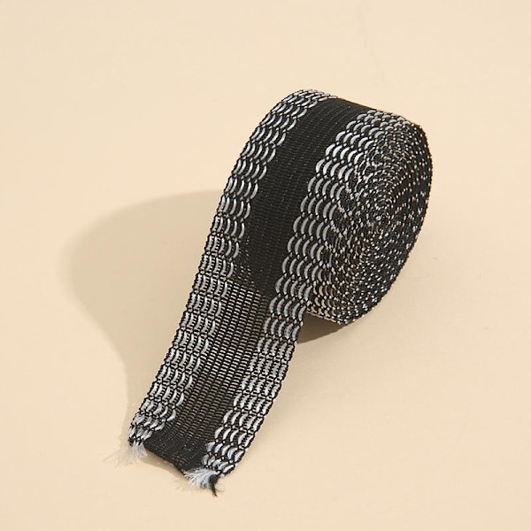 3/10m Självhäftande Snabb Byxfåll Strykning Byxfåll Förkortning Reparationsbyxor Lämpliga för Jeans DIY Sömnadsmaterial black 3m