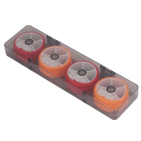 Fishing Line Spool Box Multifunktionell Färgglad 8 Spool Fishing Line förvaringsbox för fisketillbehör