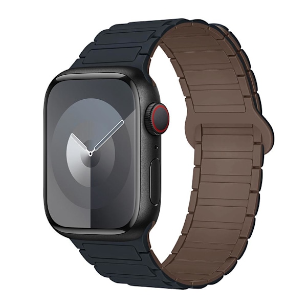 Sopii Apple Watch -rannekkeisiin, vapaasti säädettävät magneettirannekkeet, Apple Watch SE 10. sukupolvi luumu kukka Ultra -kellorannekkeet black 42/44/45/46/49 mm