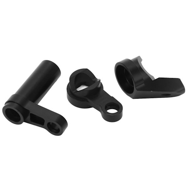 RC-styrspindelsats aluminiumlegering stötdämpande styrenhet för Traxxas Sledge 1/8 95076-4 svart