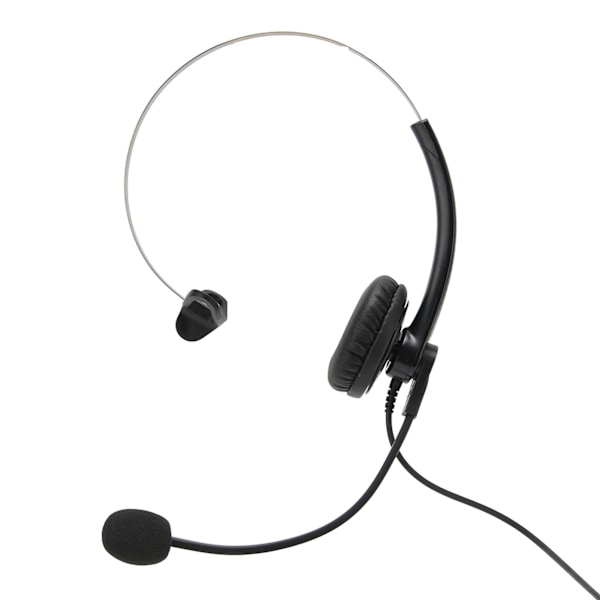 Enkelt Øre Kablet Headset Støjreducerende HD Opkald Telefon Headset til Call Center Kontor Virksomhed Online Kursus USB Interface