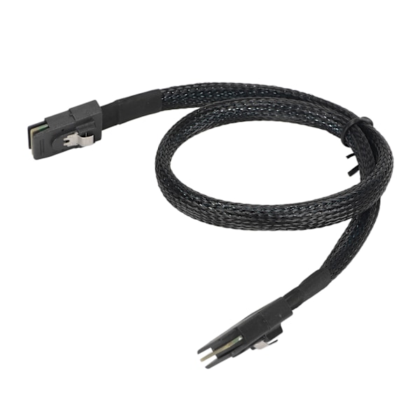 Mini SAS SFF 8087 -kaapeli, kaksois suora pää, tietokoneen palvelimen emolevy yhdistettynä array-kortin datakaapeliin 0,5 m / 1,6 jalkaa