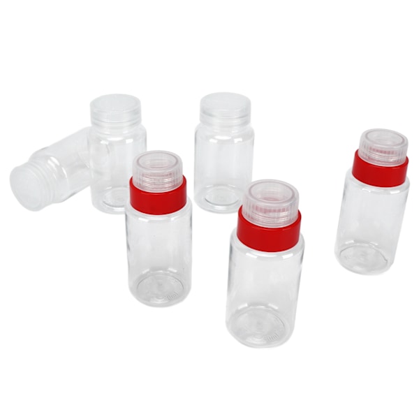 Utomhus kryddflaska Set Mini 6 delar Set Bärbar Kryddshaker Krydddispenser för utomhuscamping Grill