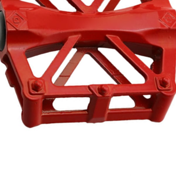 Road Mountainbike Pedaler Anti-slip Cykelpedaler Ridning Cykling Reservedele KP 1021 Rød