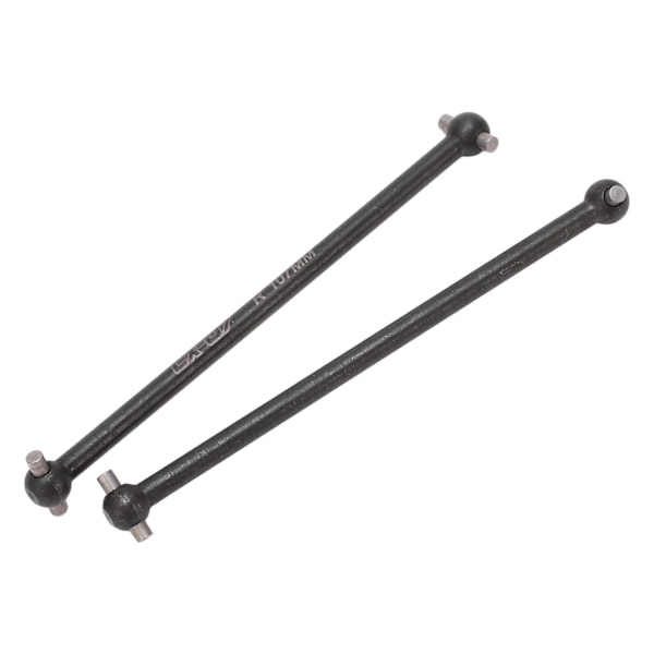 2 stk. RC bil bageste drivaksel højstyrke stål hundeben bageste drivaksel erstatning for ZD Racing DBX07 EX 07 1/7