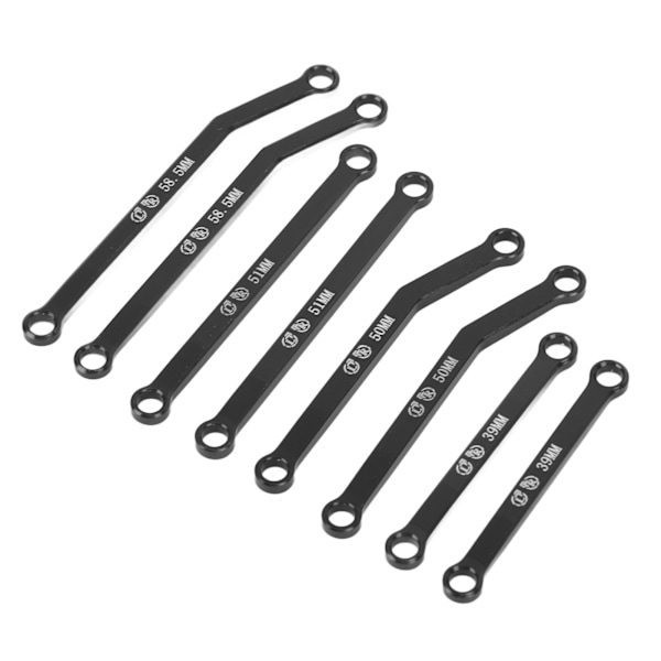 Dragstång Aluminiumlegering Dragstångsenhet för Axial SCX24 1/24 Fjärrkontroll Biluppgradering Del Blå
