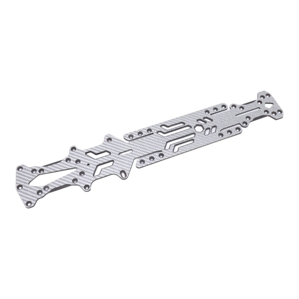 RC Carbon Fiber Chassis Upgrade Part 2.5mm RC Car Chassis Plate för YOKOMO YD2 Z 1/10 Drift Car Silver SSG