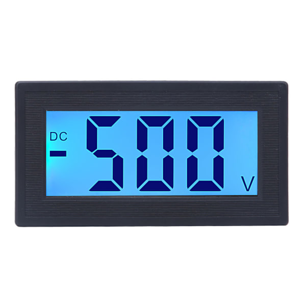 DC Digital Voltmeter LCD Display Spänningsmätare - AC100-240V Strömförsörjning (0-500V)