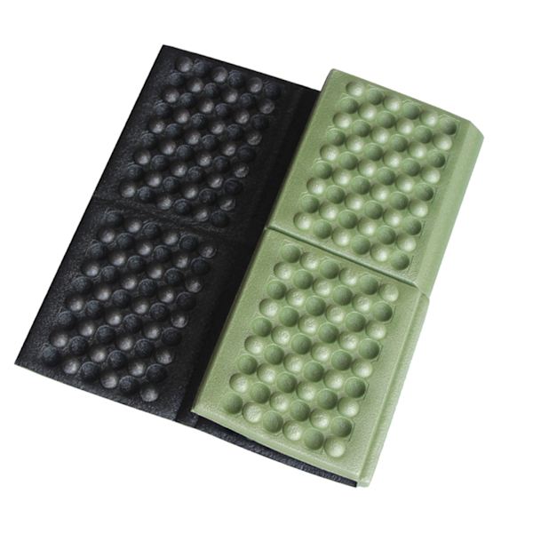 Udendørs foldbar bærbar skumpude Siddepude Bikube 6 foldbar skumpudemåtte til vandring OD Grøn 39x28.5x0.9cm/15.4x11.2x0.4in