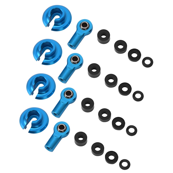 Link Rod End Kuleledd RC Reservedeler Tilbehør for 1-10 ECX 2 Wheel Drive RC CarBlue ECX1038B