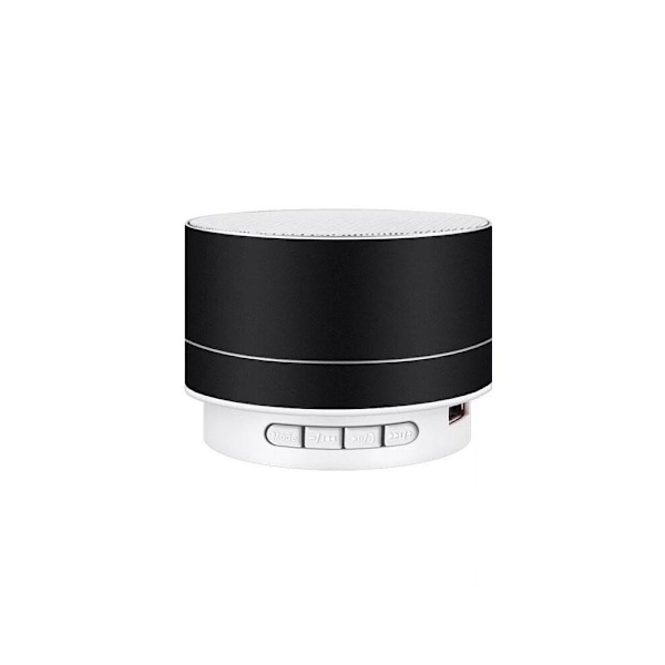 A10 Metall Bluetooth Høyttaler Mobiltelefon Datamaskin Notebook Subwoofer Mini Stålkanon Trådløst Kort Liten Høyttaler black