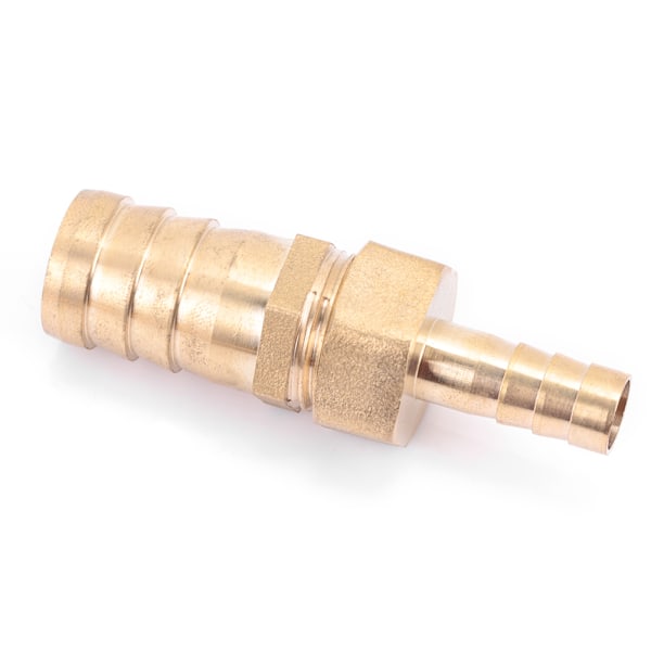 Messing slangekobling - 10 mm til 25 mm reducerende prop