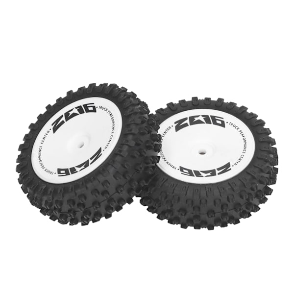 2kpl Kumiset RC-auton takarenkaat takana RC-pyörän rengassarja WLtoys 124007 kauko-ohjattavalle autolle