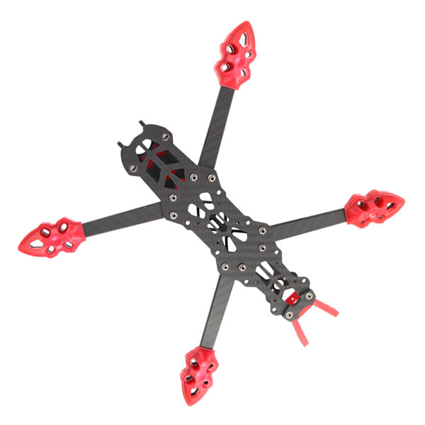 FPV Racing Drone Frame Profesjonell 225 mm hjulbase karbonfiber Quadcopter ramme for RC Drone Tilbehør Rød