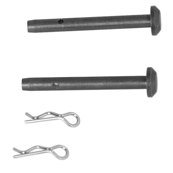 2 stk RC karosseriklips Pinner Jevnere kjøring Rustsikker 4 cm lengde Svart RC karosseriklips for 1:18 RC biler