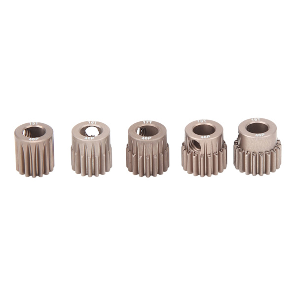 48DP Pinion Motor Gear 15T 16T 17T 18T 19T Stabil drift 7075 Aluminiumlegering för 1/10 RC modell 5mm axel