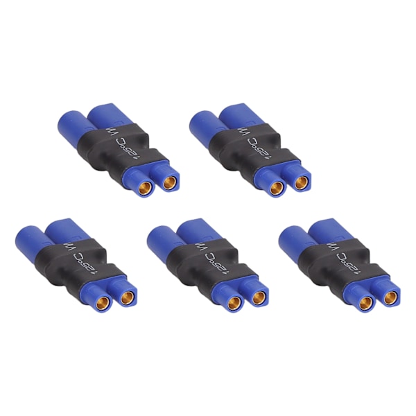 5kpl EC3 naaras - EC5 uros -adapteri Universaali langaton RC Lipo -akkuliittimet RC-automalliin Lentokonemalliin