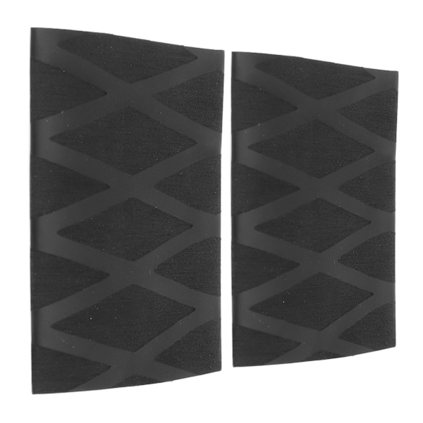 2 ST Tennisracket Grip Tape Varmekrympbar polyolefinracket overgreb til horisontal racket Sport Sort
