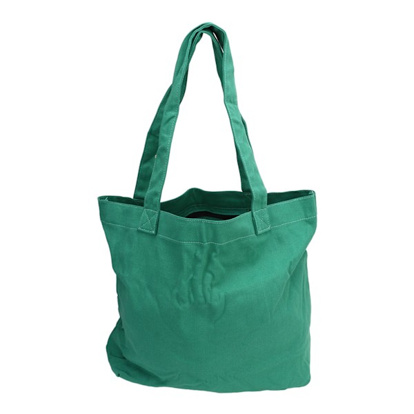 Yogamatta Carrier Tote Bärbar förvaring Canvas Carryall Axelväska 2 lager med blixtlås Grön