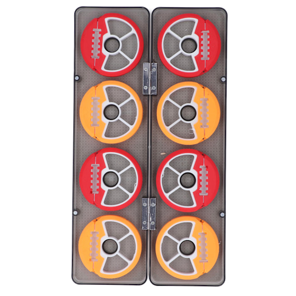 Fishing Line Spool Box Multifunktionell Färgglad 8 Spool Fishing Line förvaringsbox för fisketillbehör