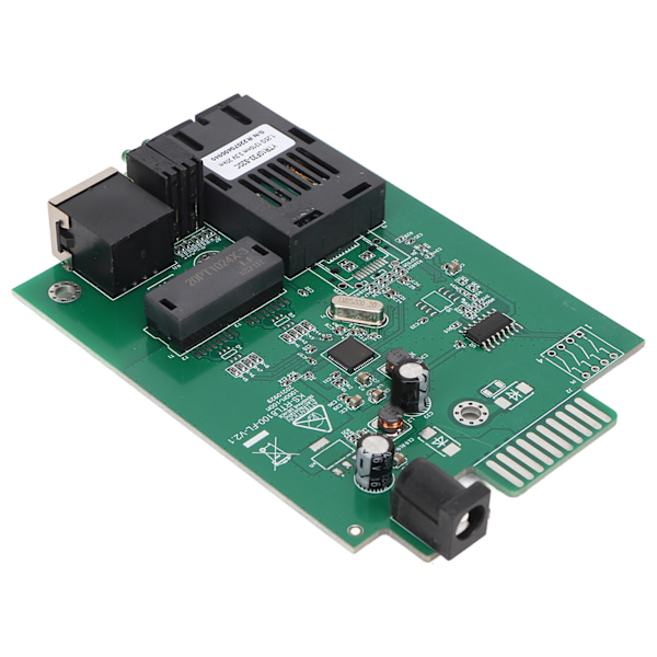 Fiber Transceiver 1000 Mbps 1310nm Dobbel Fiber Enkeltmodus Opptil 20 km RJ45 Port Ethernet Fiber Transceiver med LED-indikatorer