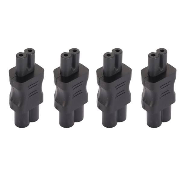 4 st IEC320 C6 till IEC320 C7 Strömadapter Plug and Play PDU Chassi Strömomvandlare för Dator Laptop