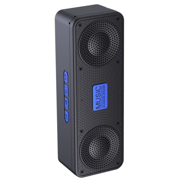 Bluetooth-högtalare med Subwoofer, Handsfree-stöd, Minneskortsplats, Multifunktionell, Uppladdningsbar, Trådlös, Smart Högtalare