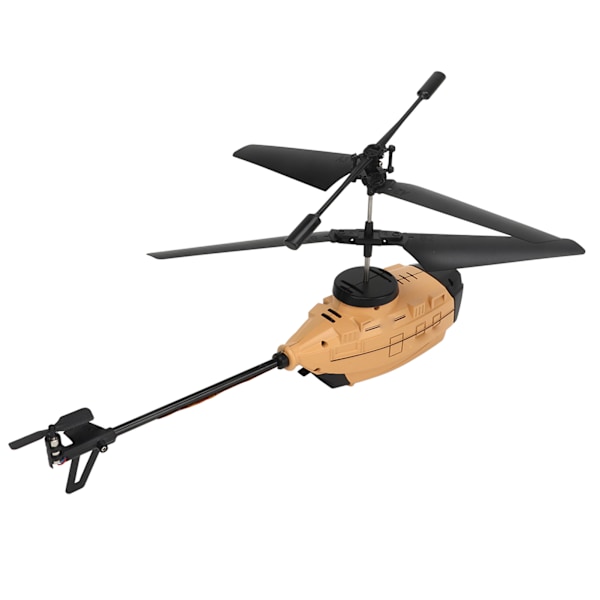 RC Helikopter KY202 Hindring Unngåelse Drone Fjernkontroll Helikopter Leker For over 14 år gammel Earthy Yellow 3 Batteri