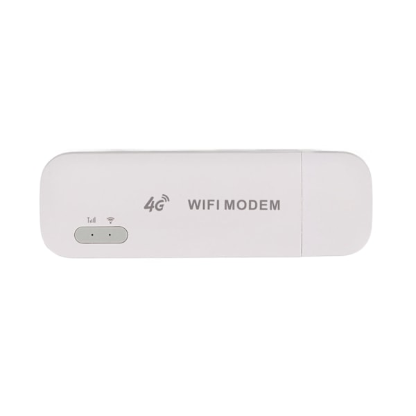 4G USB Kannettava Wifi, Tukee 10 Laitteita, Plug and Play, Useita Suojausominaisuuksia, USB Mobiili Wifi Puhelimille, Kannettaville Tietokoneille, Valkoinen