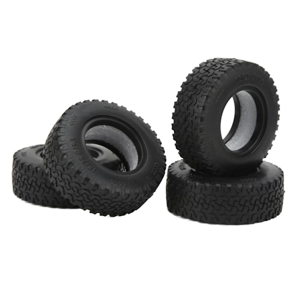 4 stk 1,55 tommer myke gummihjul for Tamiya CC01 LC70 LC80 1/18 Air UTB18 Capra fjernkontroll biloppgraderingsdel