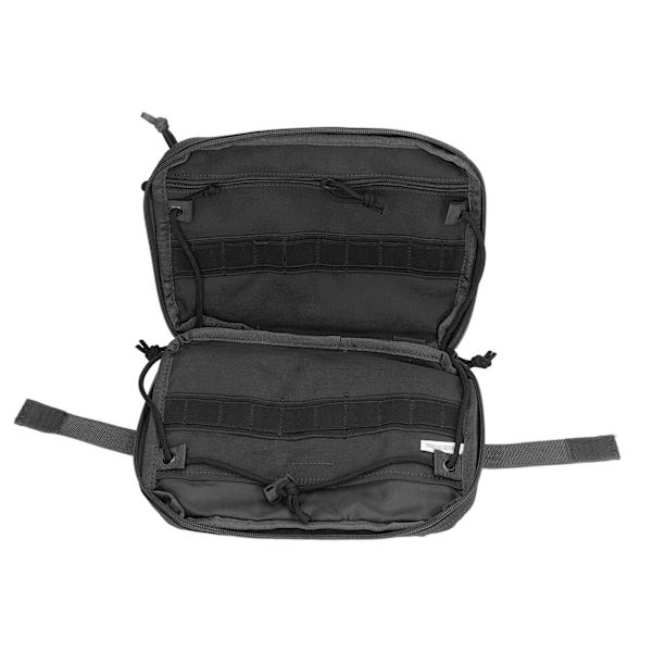 Molle Förvaringsväska Utomhus Bärbar Emergency Rescuing Medical Bag Stor Multi Purpose Verktygspåse Svart