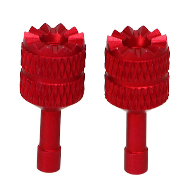 2 ST RC Fjärrkontroll Sticks Portabel Kompakt Aluminiumlegering Ergonomisk Fjärrkontroll Rocker för Mini 3 Pro Red