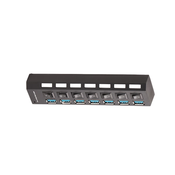 USB 3.0 Hub Yksittäinen 7 Portin Nopea USB2.0 USB1.1 Yhteensopiva USB-datakeskitin LED-merkkivalolla Windows XP 7 8:lle
