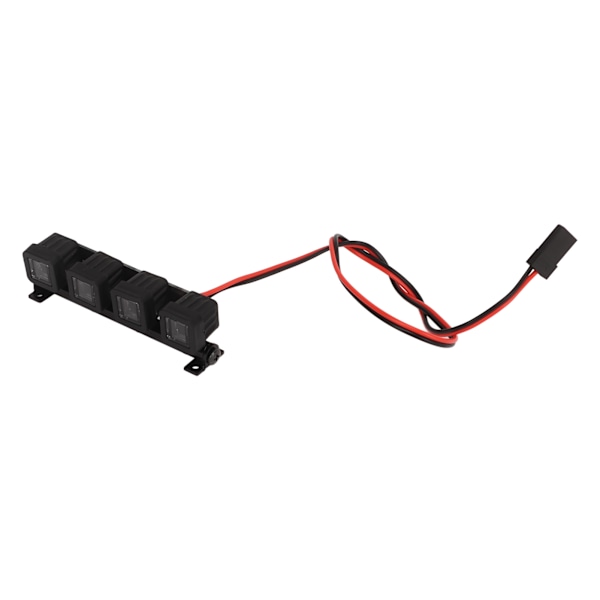 RC Bil Tag LED Lys Stærk Spotlight Justerbar Sokkel til Axial SCX24 FCX24 1/18 1/24 Firkantet Lys