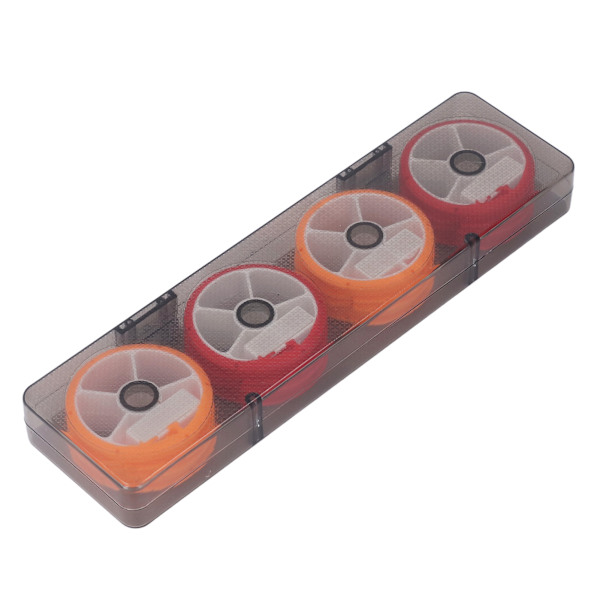 Fishing Line Spool Box Multifunktionell Färgglad 8 Spool Fishing Line förvaringsbox för fisketillbehör