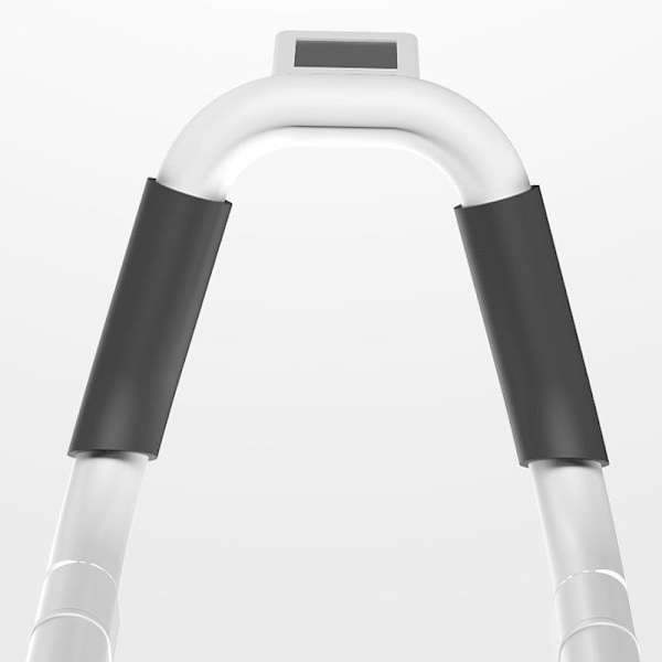 Bärbar multifunktion Timing Plank Trainer Push Up Board med Timer Fitness utrustning som hjälper till att bygga kärnstyrka Vit