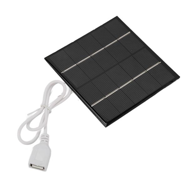 1,2 W 5 V Mini USB -aurinkopaneeli, kannettava kevyt polykiteinen silikoni pieni aurinkopaneeli matkapuhelimelle