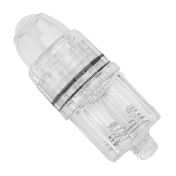 Deep Drop Fishing Light Transparent plast AA batteridrivet LED fiskeljus för trolling Hav Sötvatten Vit
