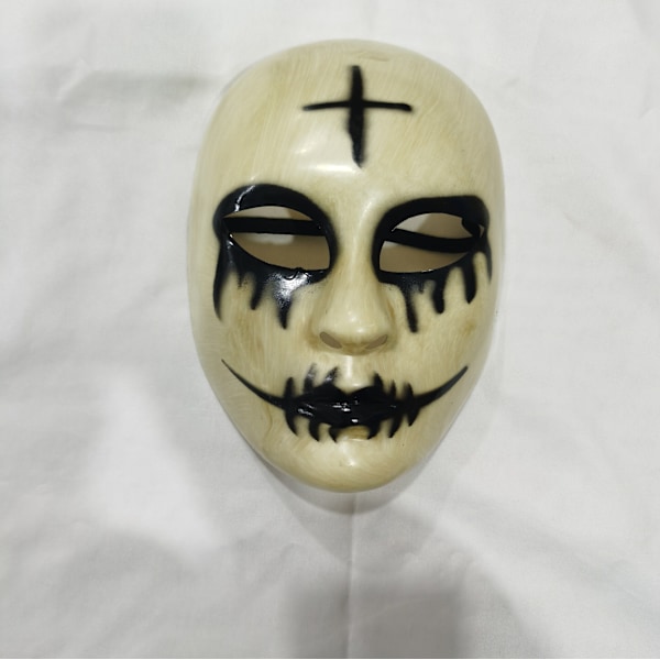 The Purge Cross Mask Anarchy Film Mask Skrekkmorder Maskerade Halloween-kostymefest