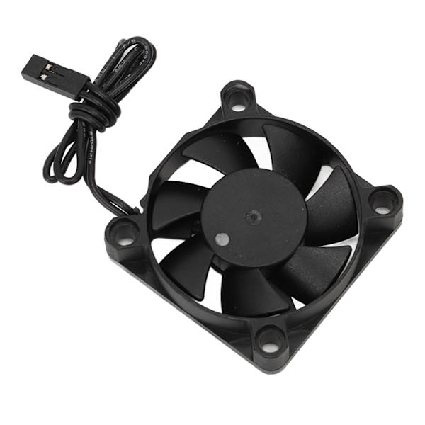 RC Kylfläkt Järn Plast Lätt snabb hastighet RC Motorkylare för 1/10 Traxxas 7,4V Svart 45 X 45 mm