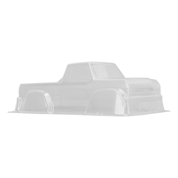 RC-auton kori Aksiaalinen SCX24 1:24 tela-ajoneuvoon, akseliväli 125 mm, iskunkestävä, RC-tarvike, läpinäkyvä