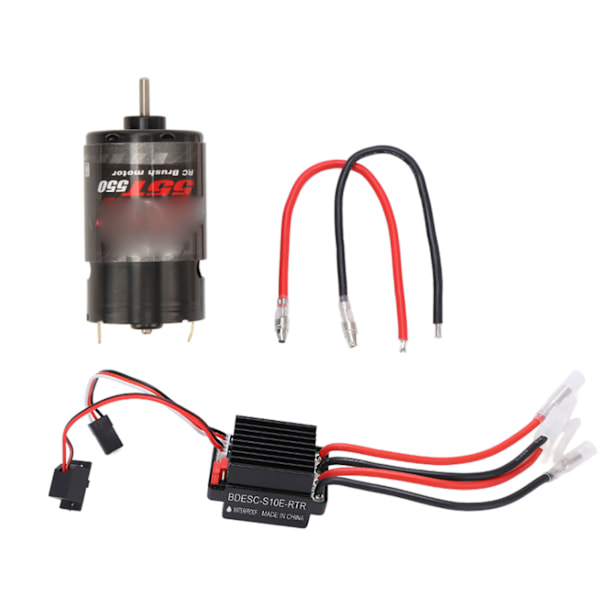 55T 550 Borstad Motor 320A ESC Borstad Motor ESC Combo för Axial RC Biluppgraderingsdelar