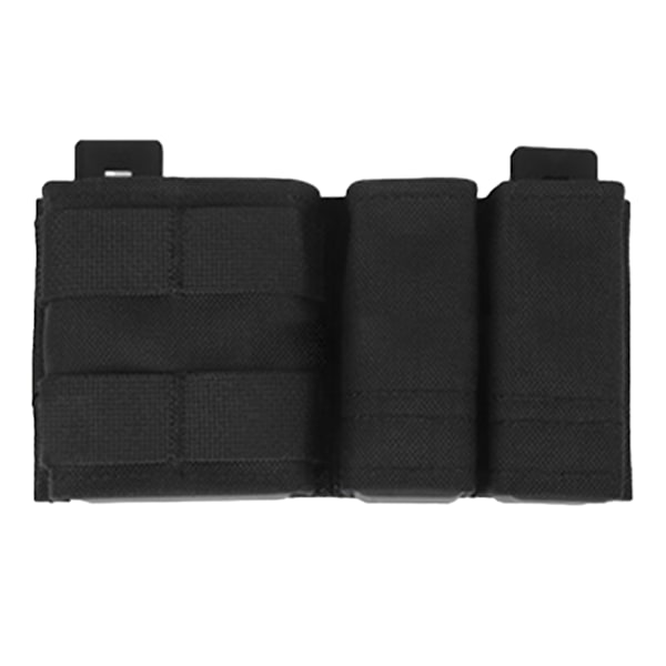Militær tilbehørstaske med Molle Insert Mattdug og Nylontyg Multifunktionsbæltepose til udendørs brug Sort
