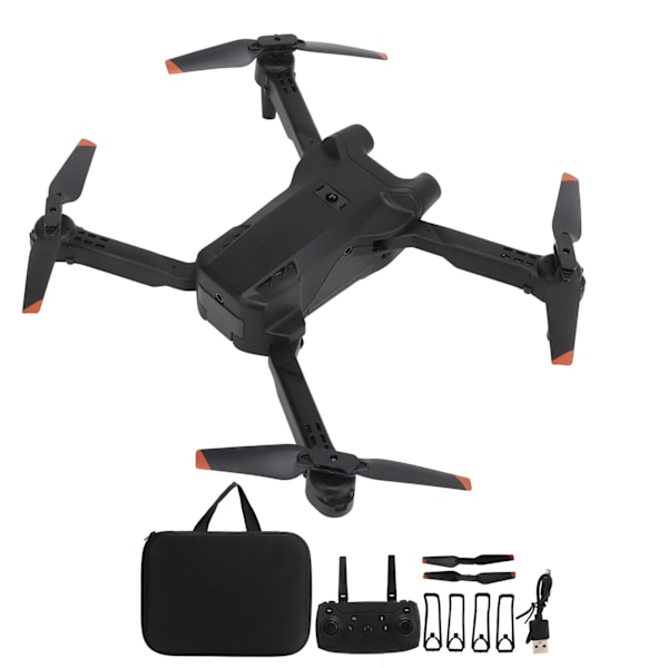 H63 Mini RC Drone Hinder Undvikande Fjärrkontroll Quadcopter Drone Optical Flow Fast Point Hovering Aircraft med 4K HD-kamera för barn